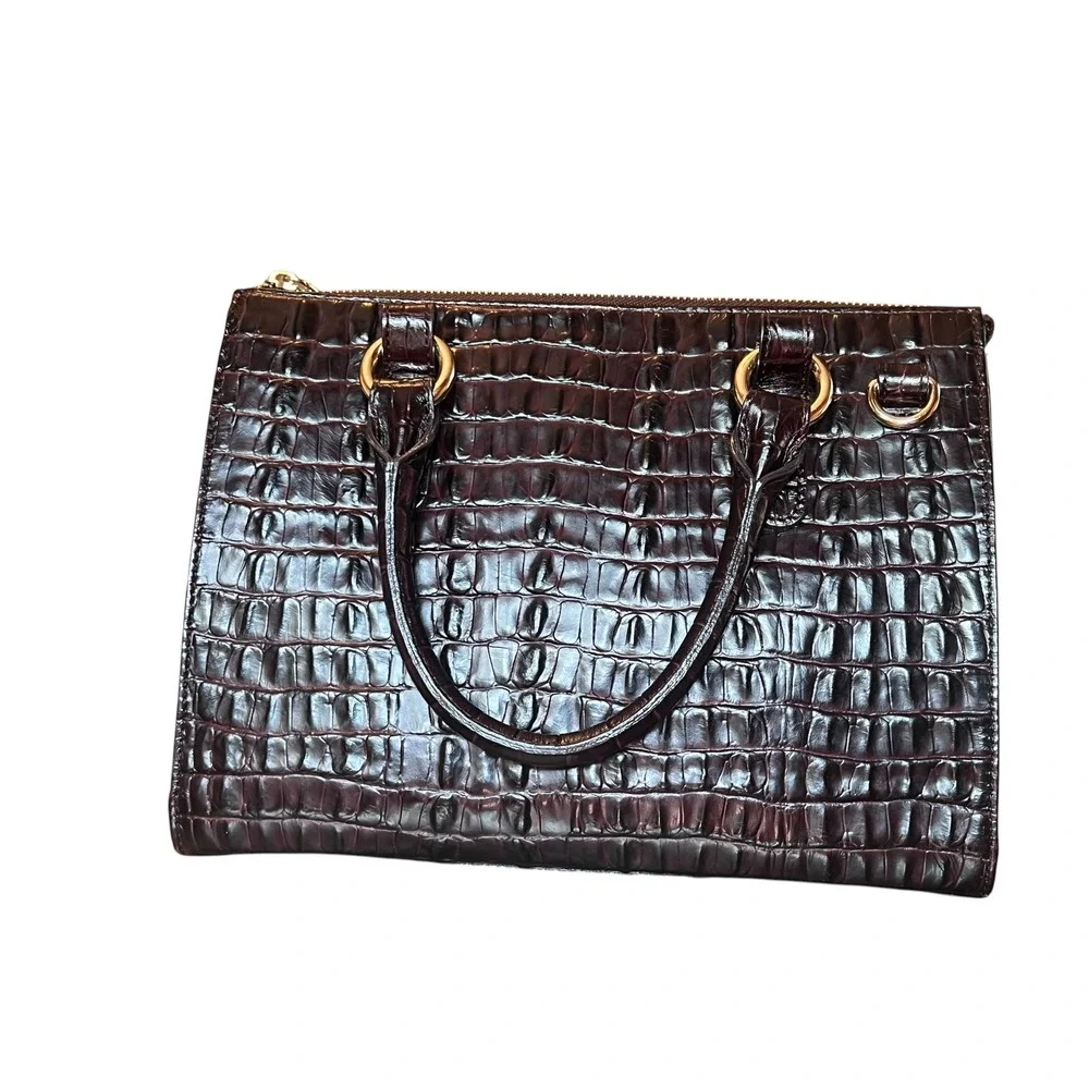 Brahmin structured satchel